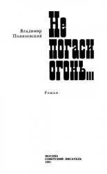читать Не погаси огонь