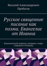 читать Русское священное писание как поэма. Евангелие от Иоанна. Канонический перевод: впервые в мире стариком в геноцид