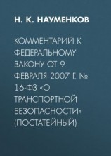 читать Комментарий к Федеральному закону от 9 февраля 2007 г.  16-ФЗ «О транспортной безопасности» (постатейный)